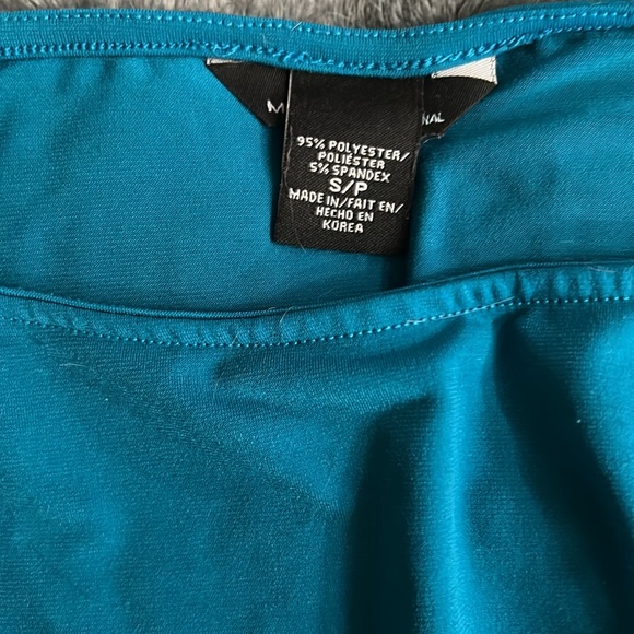 Mods international (Victoria’s Secret) Blouson dress Size Small color: teal - Picture 4 of 4